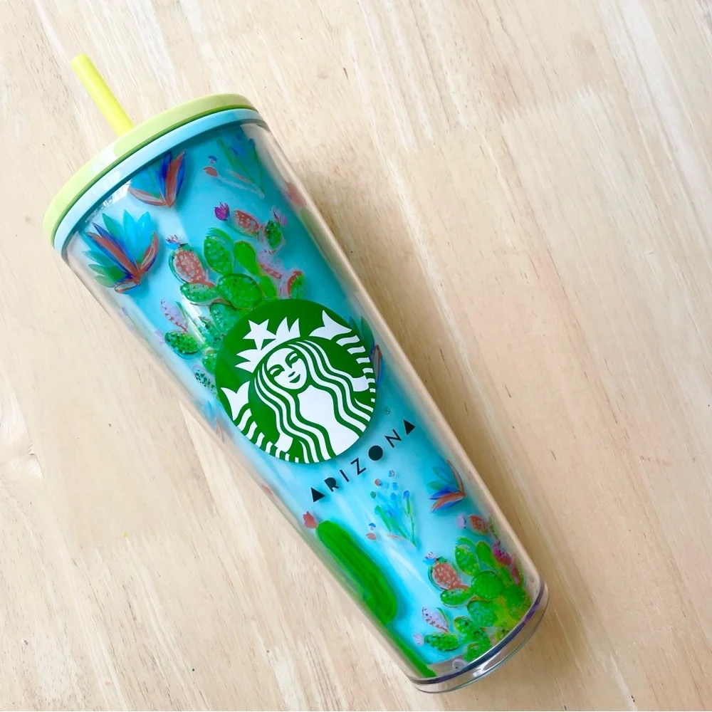 Starbucks NWT Arizona Cactus Tumbler Cold Cup